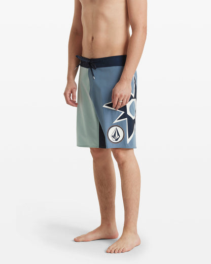 Men's St4R G4Zer Mod 20 Trunks Blue Wash - Volcom