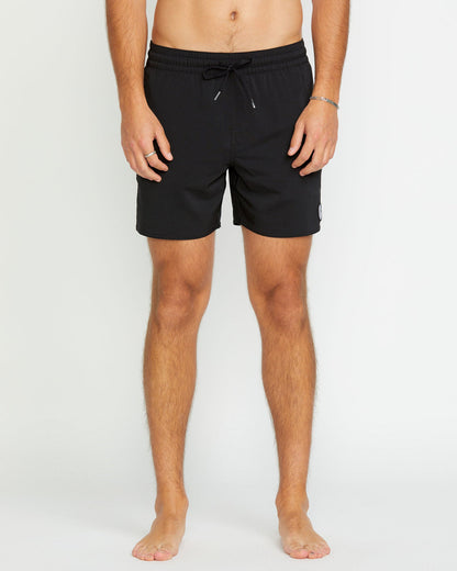Men's Lido Solid 16 Black - Volcom