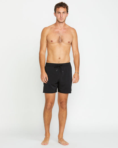 Men's Lido Solid 16 Black - Volcom