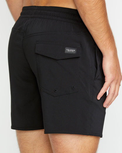Men's Lido Solid 16 Black - Volcom