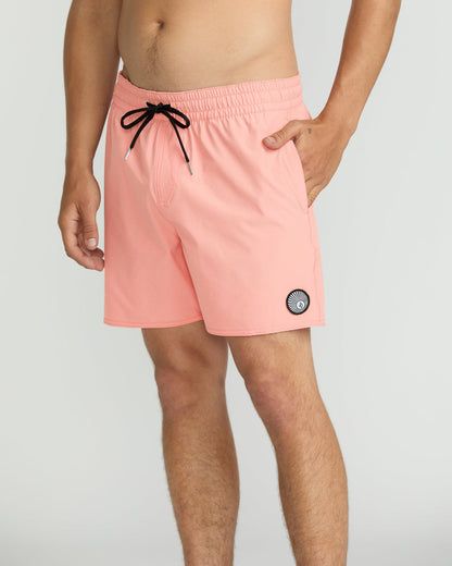 Men's Lido Solid 16 Peach Fuzz - Volcom