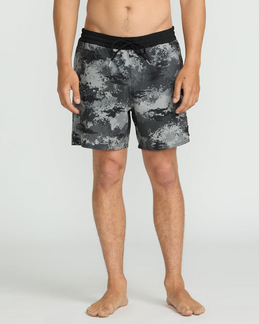 Men's Lido Print 16 Black - Volcom