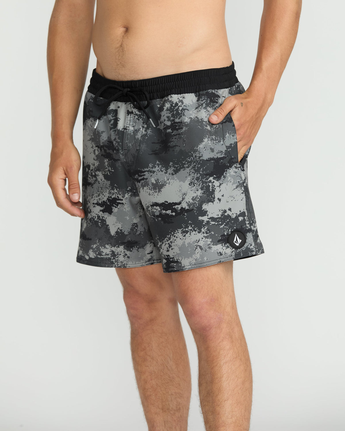 Men's Lido Print 16 Black - Volcom