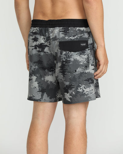 Men's Lido Print 16 Black - Volcom