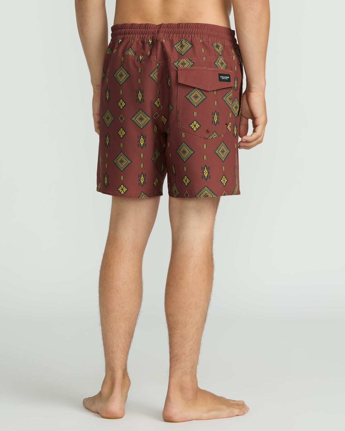 Men's Lido Print 16 Mahogany - Volcom