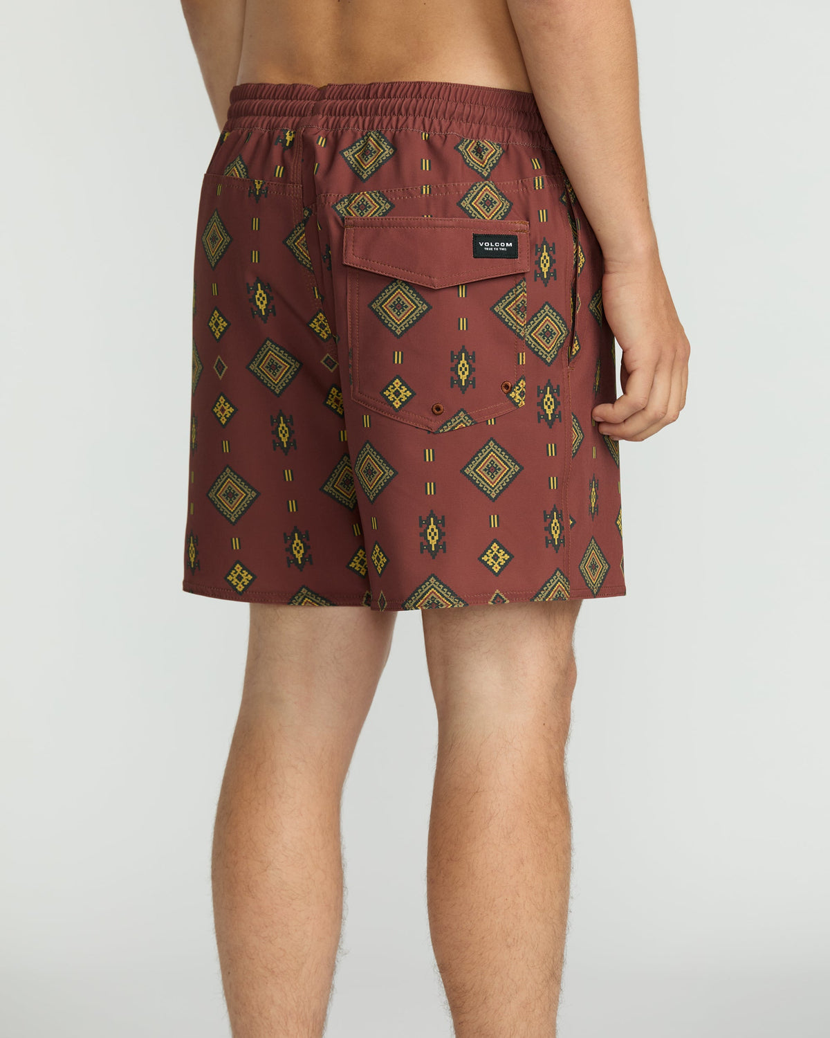 Men's Lido Print 16 Mahogany - Volcom