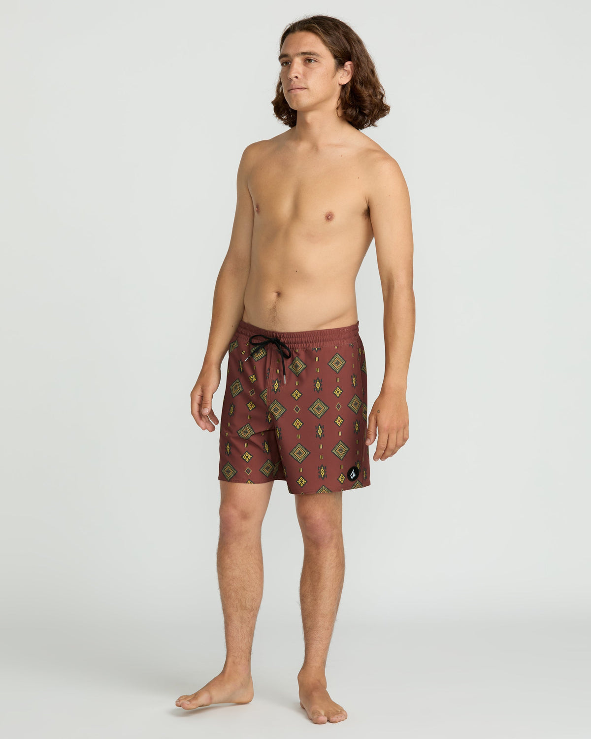 Men's Lido Print 16 Mahogany - Volcom
