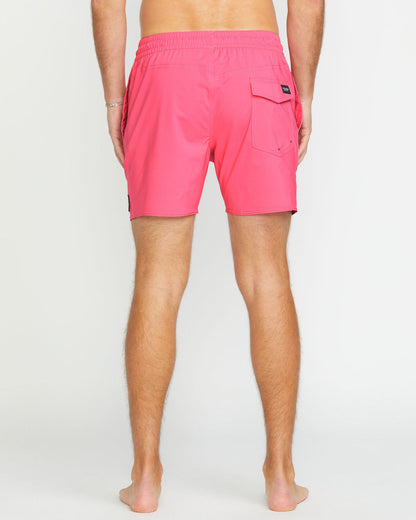 Men's Lido Solid 16 Neon Pink - Volcom