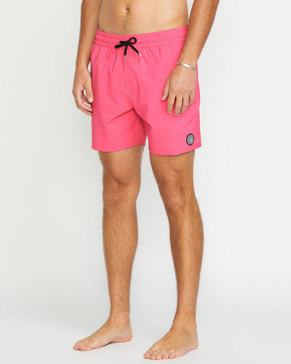 Men's Lido Solid 16 Neon Pink - Volcom