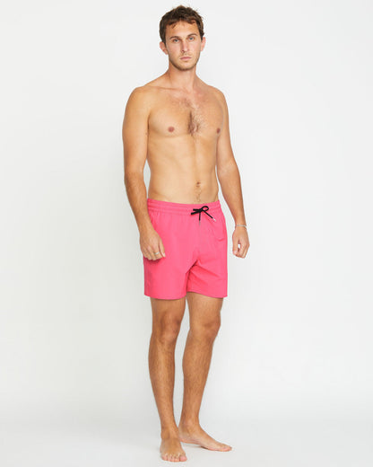 Men's Lido Solid 16 Neon Pink - Volcom