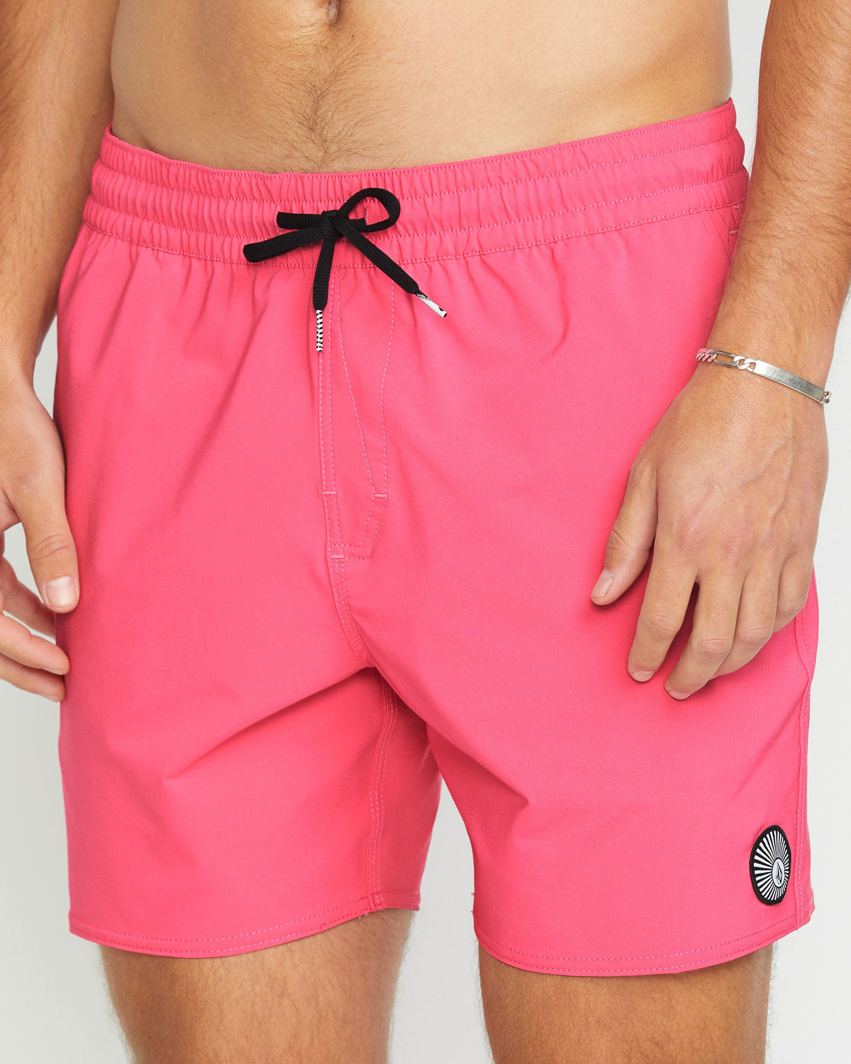 Men's Lido Solid 16 Neon Pink - Volcom