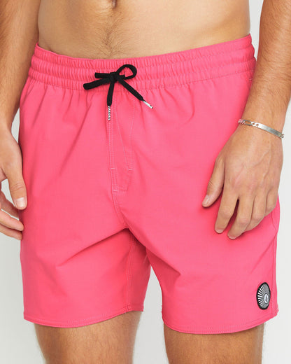 Men's Lido Solid 16 Neon Pink - Volcom