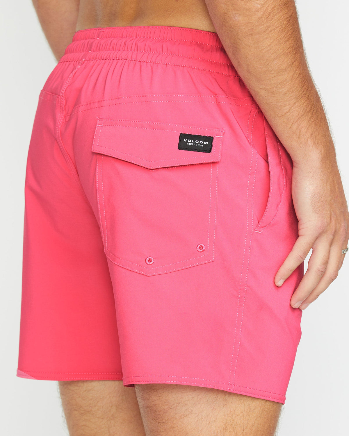 Men's Lido Solid 16 Neon Pink - Volcom