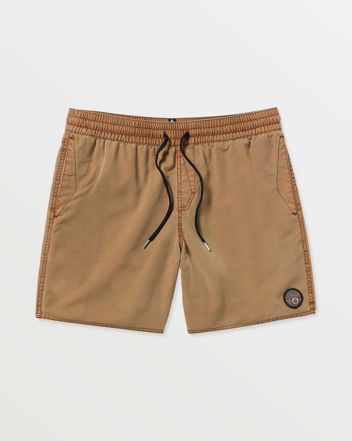 Men's Center Elastic Waist Trunks Coconut Shell - Volcom