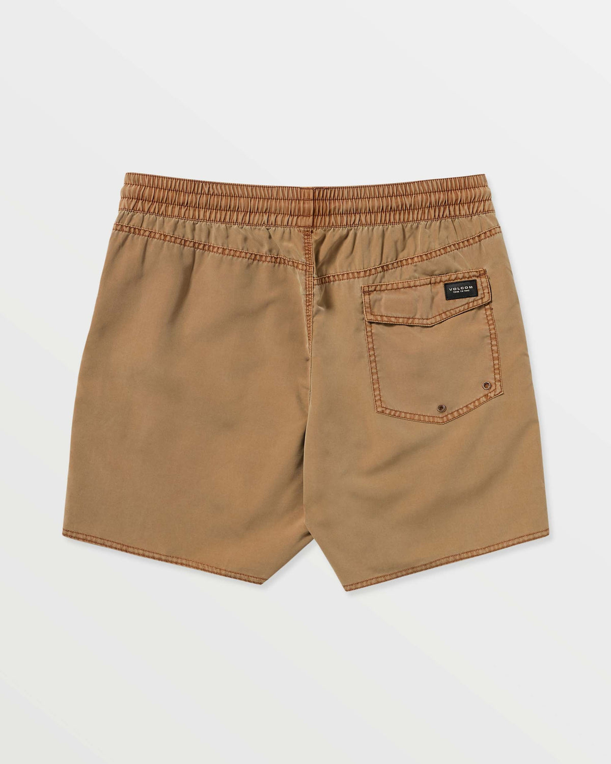 Men's Center Elastic Waist Trunks Coconut Shell - Volcom