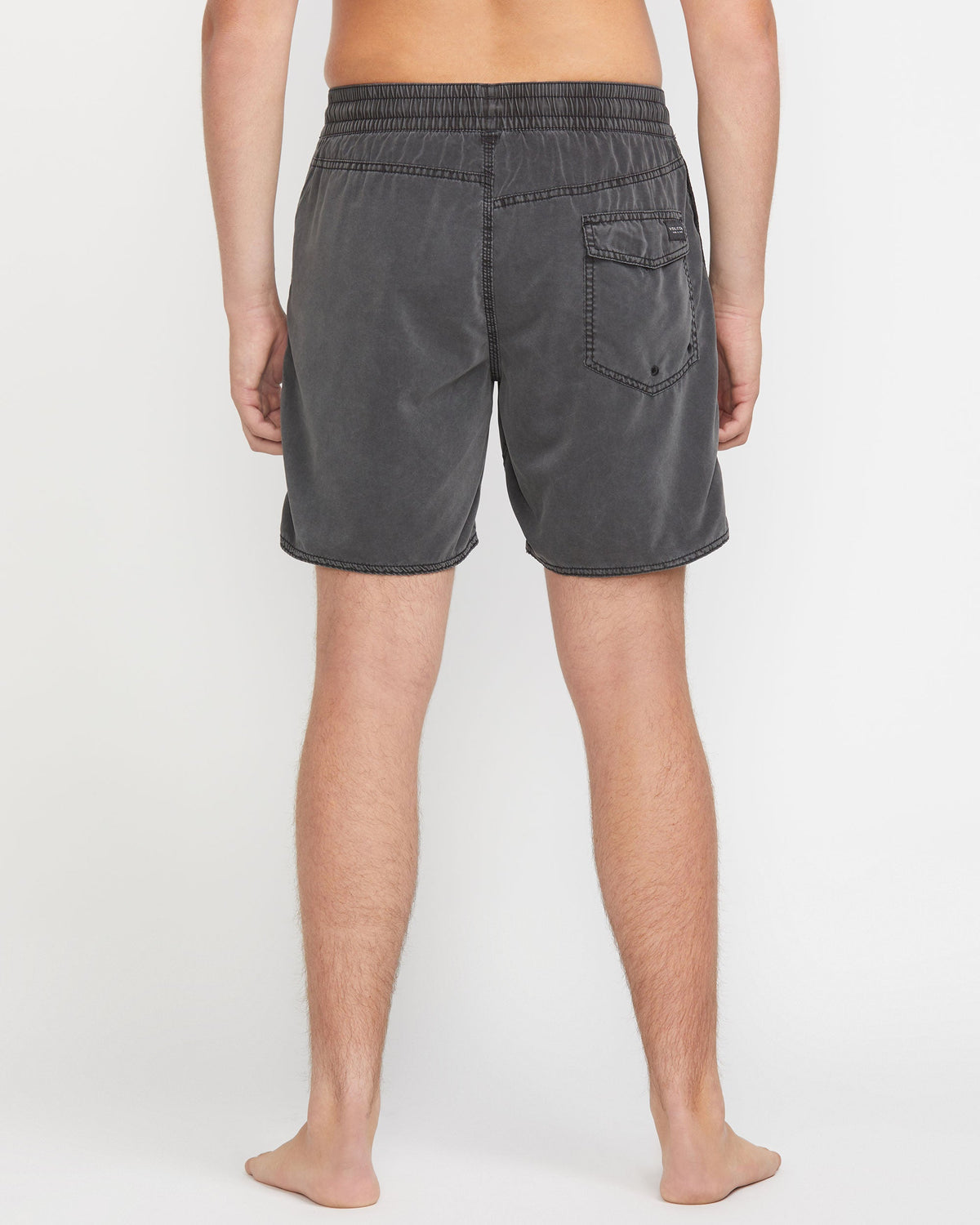 Men's Center Elastic Waist Trunks Black - Volcom