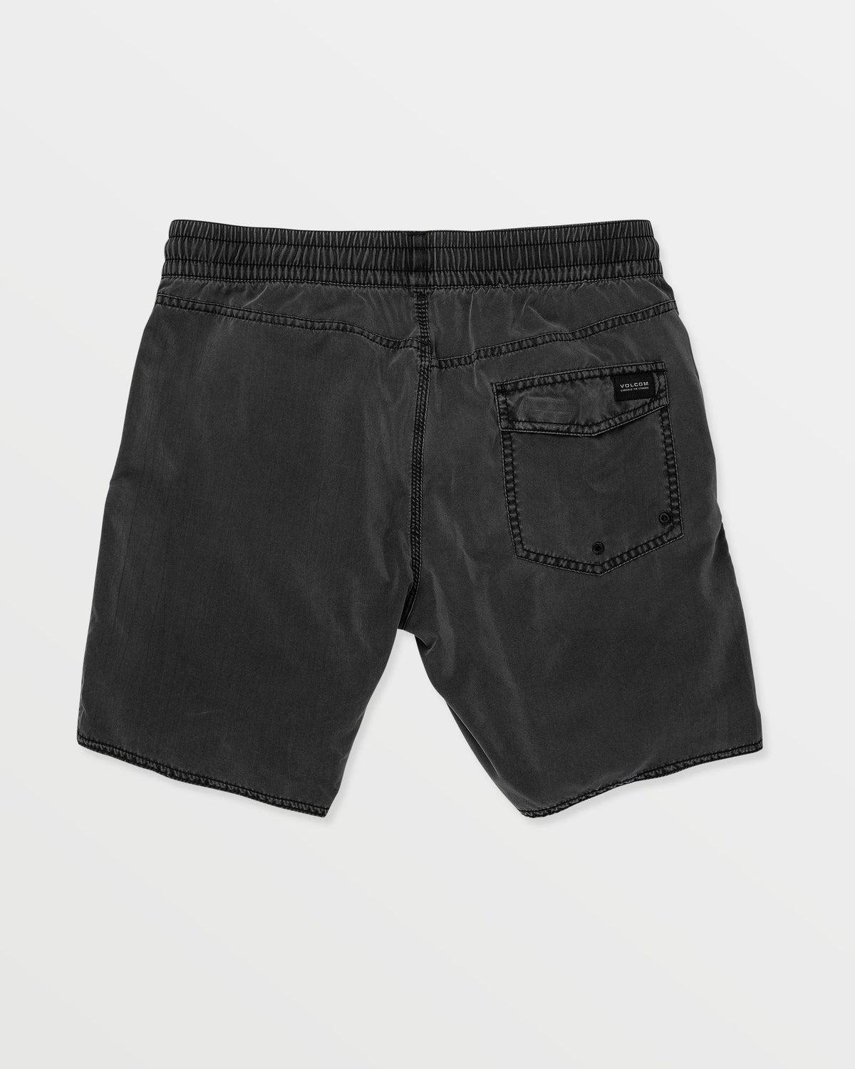 Men's Center Elastic Waist Trunks Black - Volcom