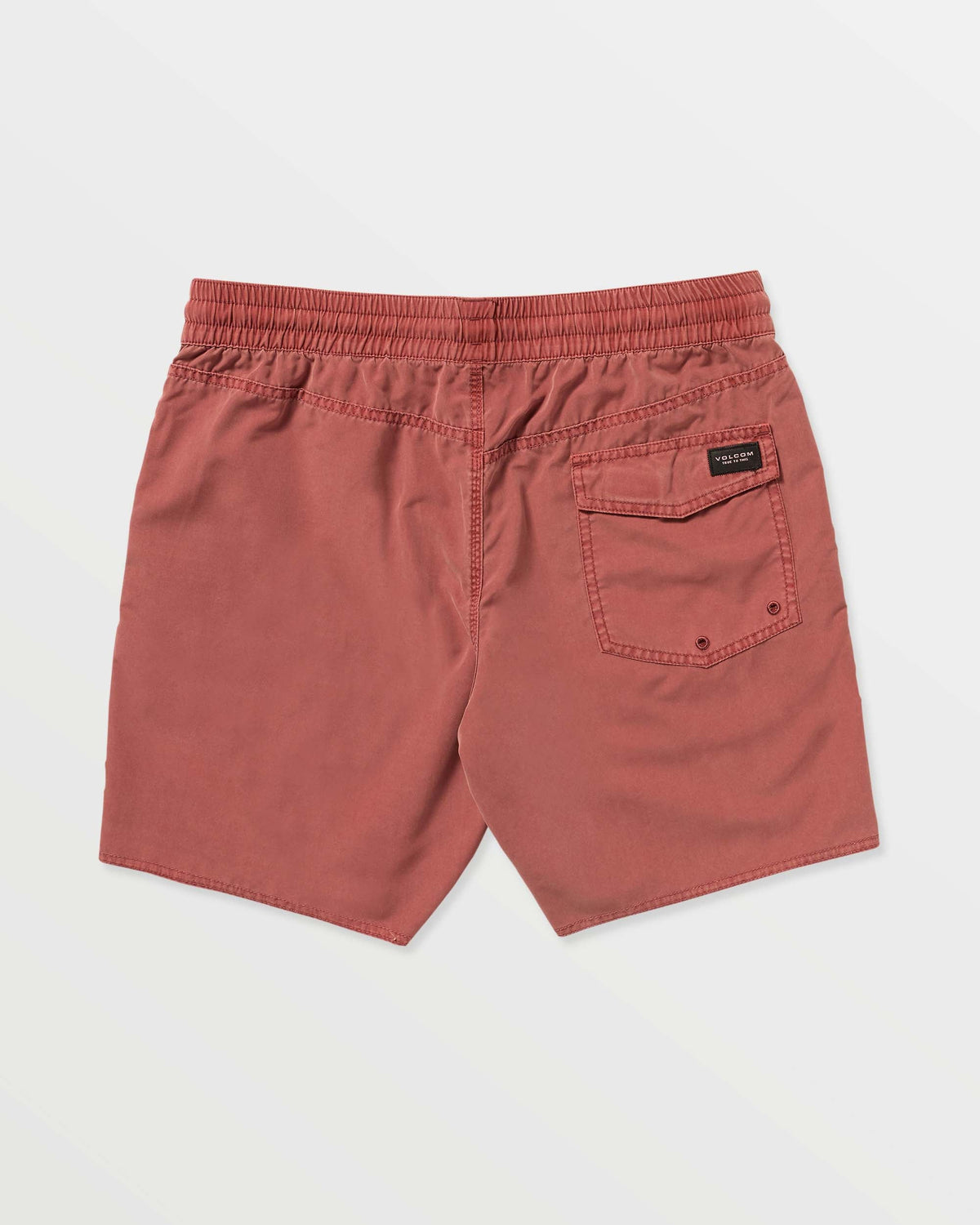 Men's Center Elastic Waist Trunks Mahogany - Volcom
