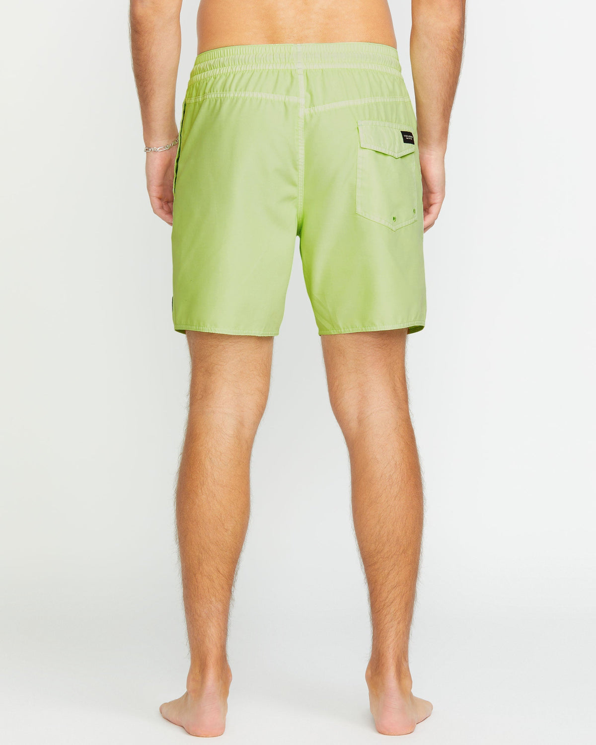 Men's Center Elastic Waist Trunks Mist Green - Volcom