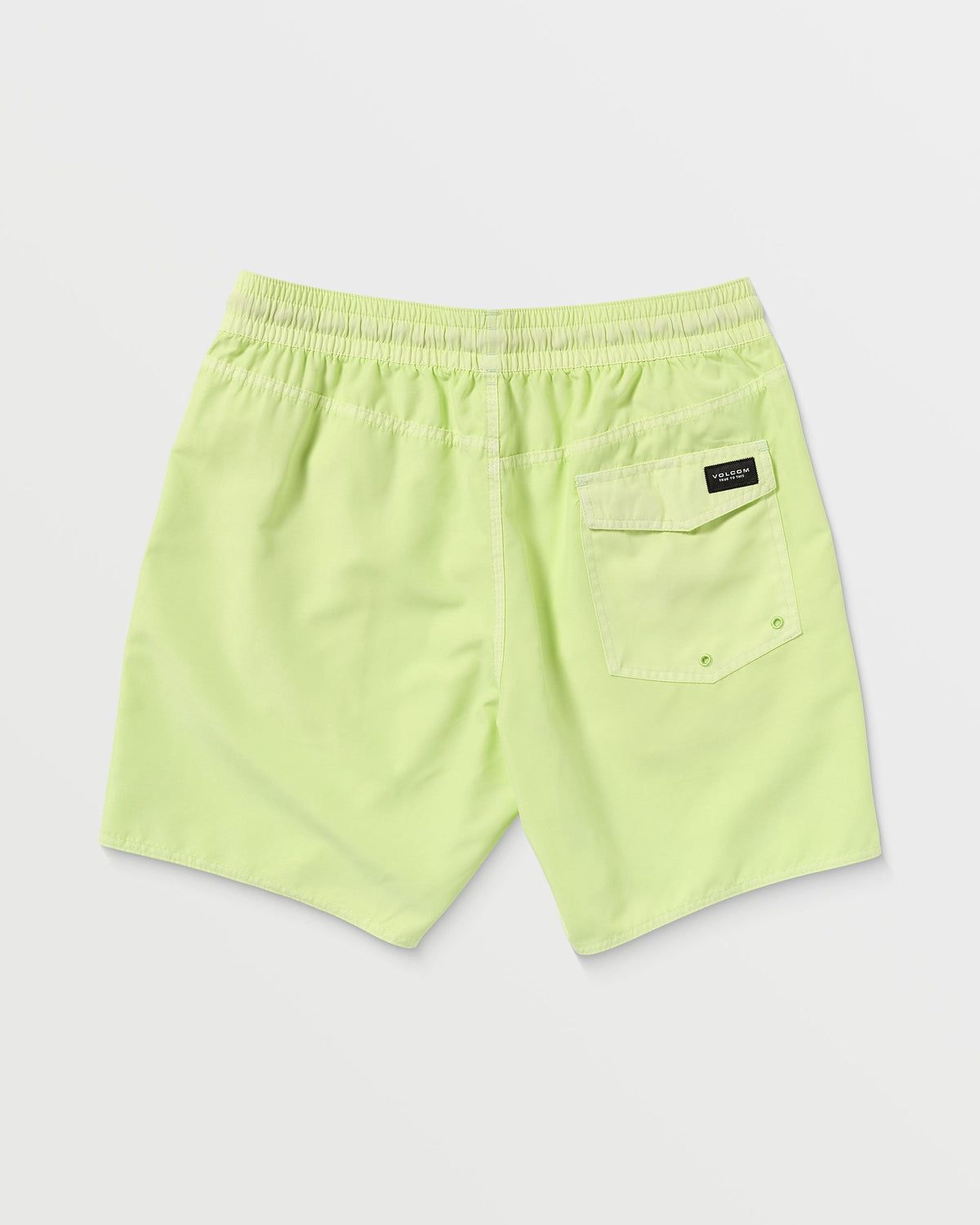 Men's Center Elastic Waist Trunks Mist Green - Volcom