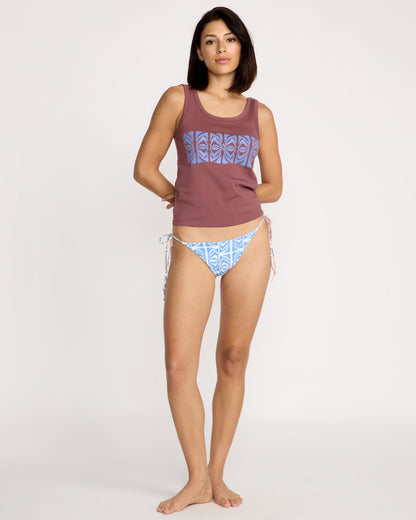 Women's Featured Artist Emma Rushton Tank Vintage Brown - Volcom