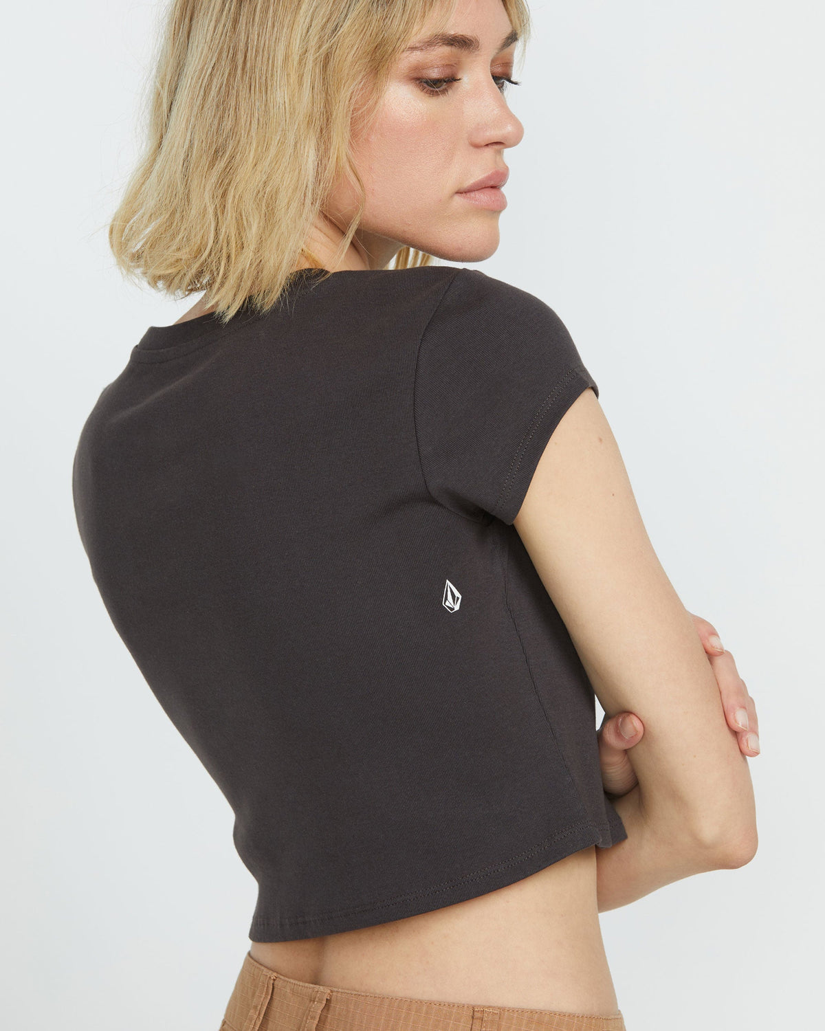 Women's Lil Baby Tee Vintage Black - Volcom