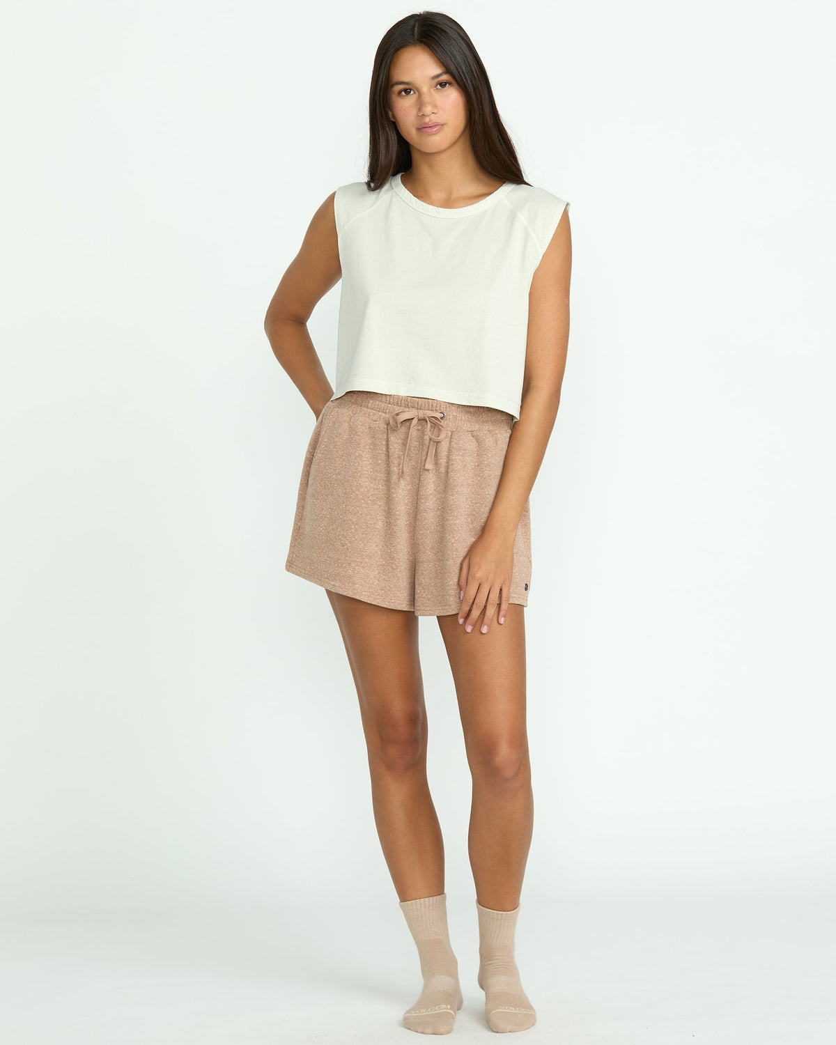 Women's Lil Muscle Tank Stone - Volcom