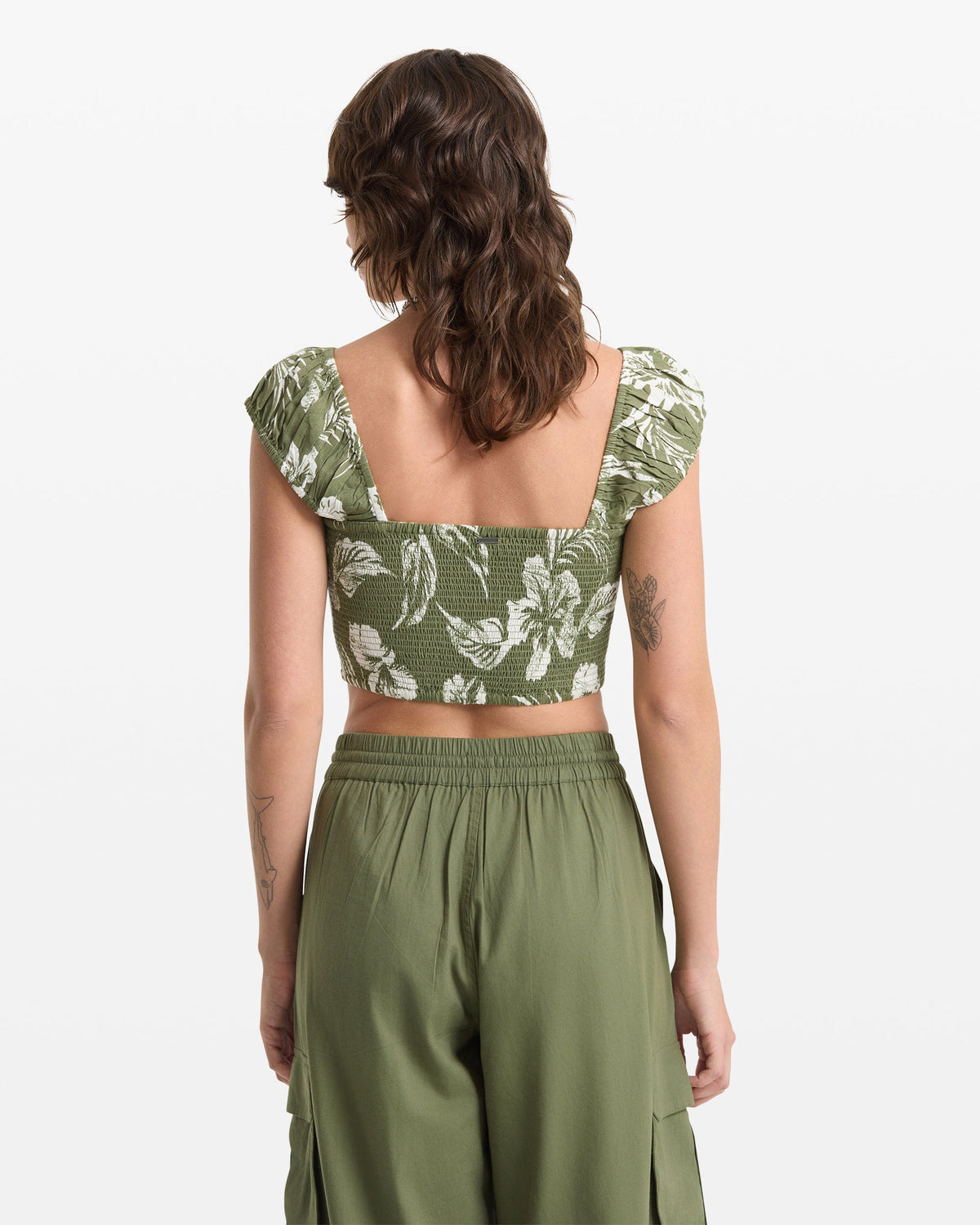 Women's Vroom Service Top Moss Stone - Volcom