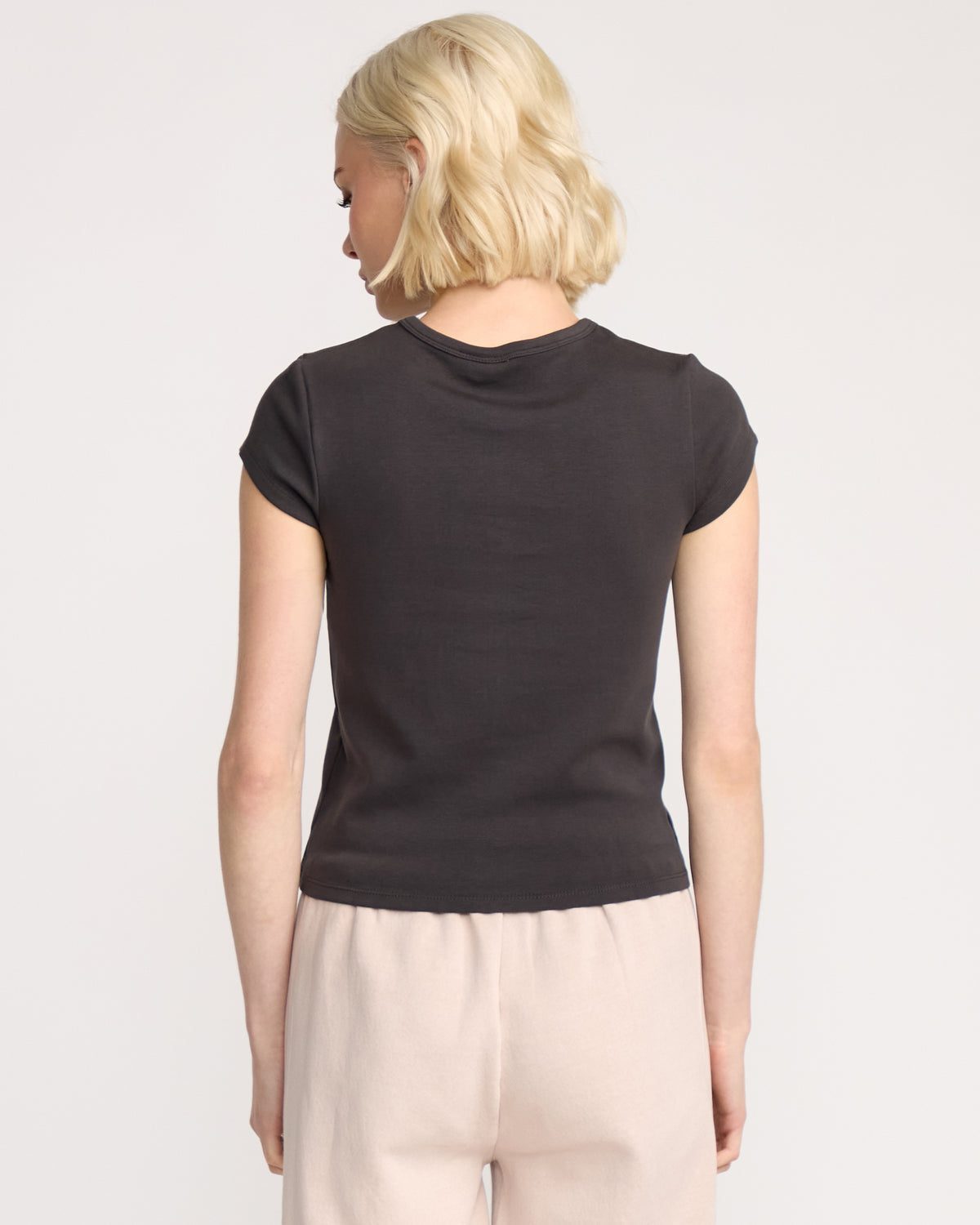 Women's Lived In Baby Tee Vintage Black - Volcom