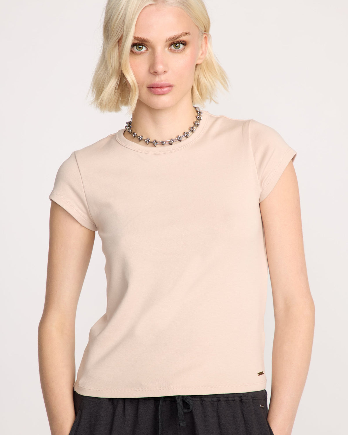 Women's Lived In Baby Tee Khakiest - Volcom