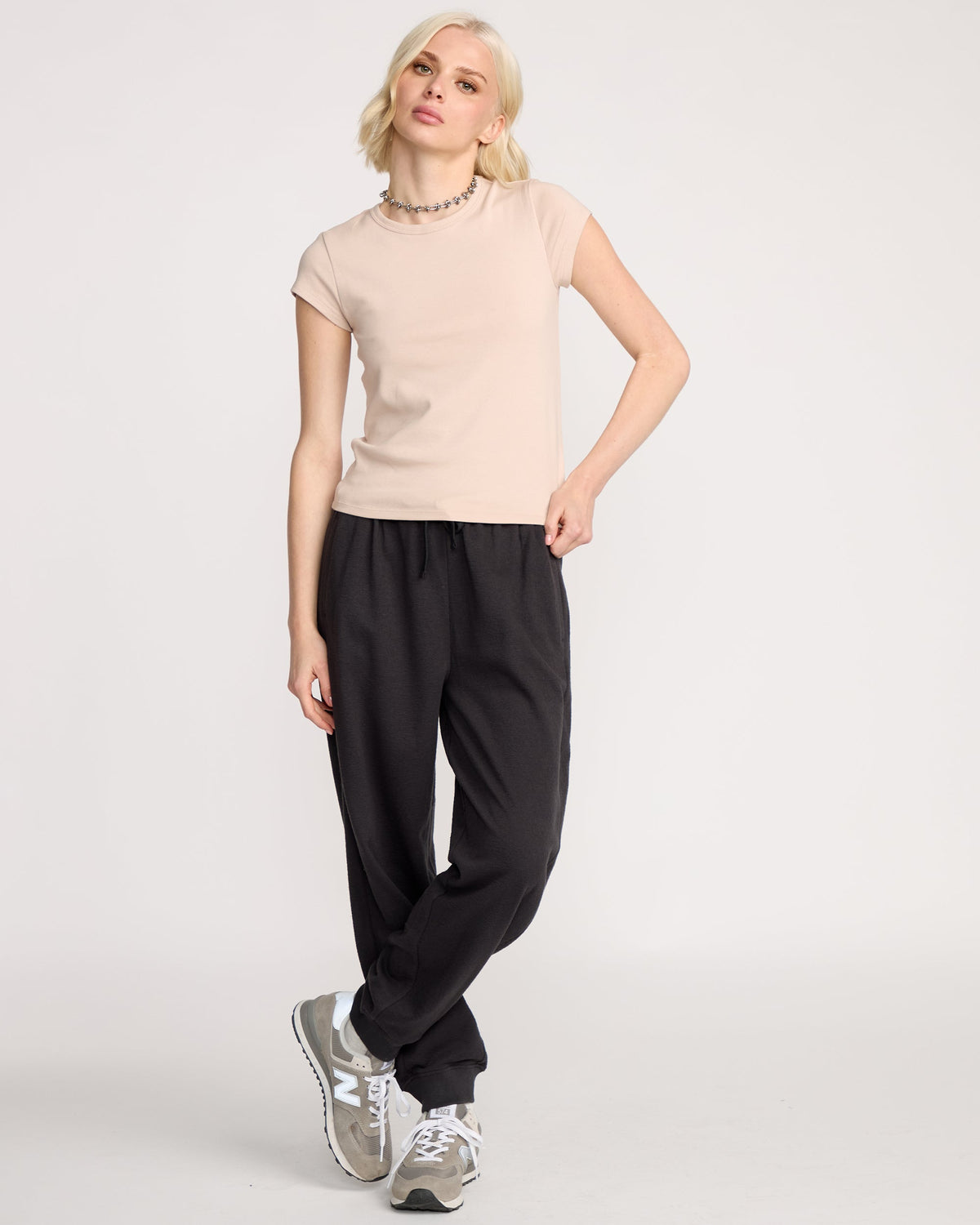 Women's Lived In Baby Tee Khakiest - Volcom
