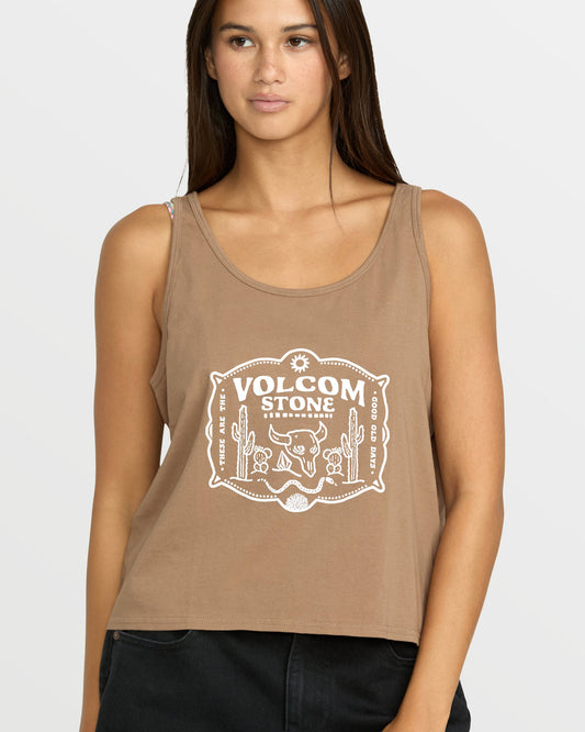 Women's To The Bank Tank Hazelnut - Volcom