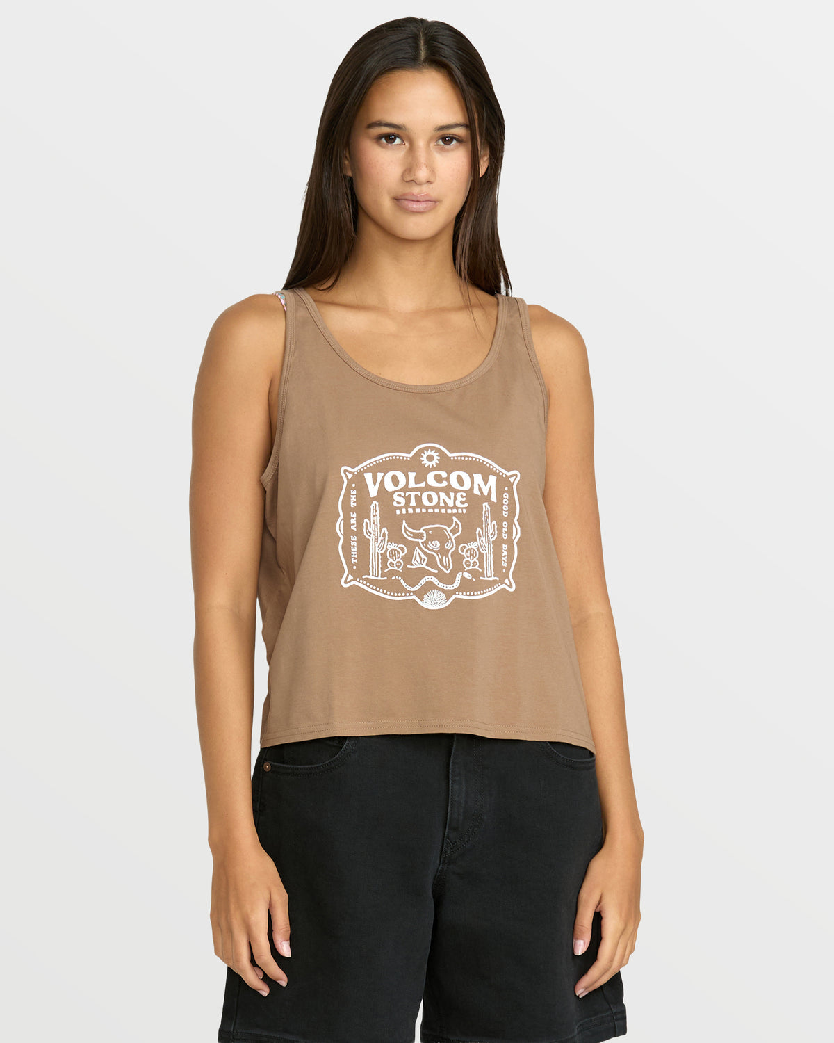 Women's To The Bank Tank Hazelnut - Volcom