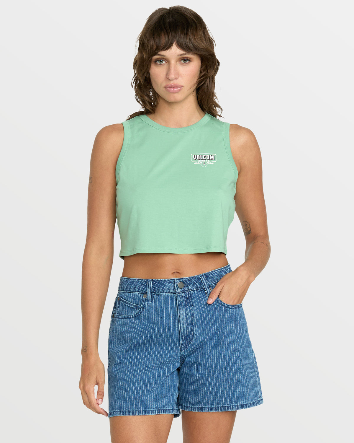 Women's Have Some Fun Tank Seagreen - Volcom