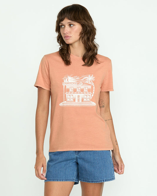 Women's Lock It Up Tee Sandstone - Volcom