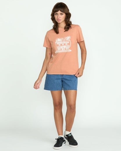 Women's Lock It Up Tee Sandstone - Volcom