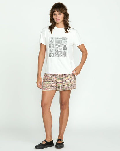Women's Lock It Up Tee Star White - Volcom
