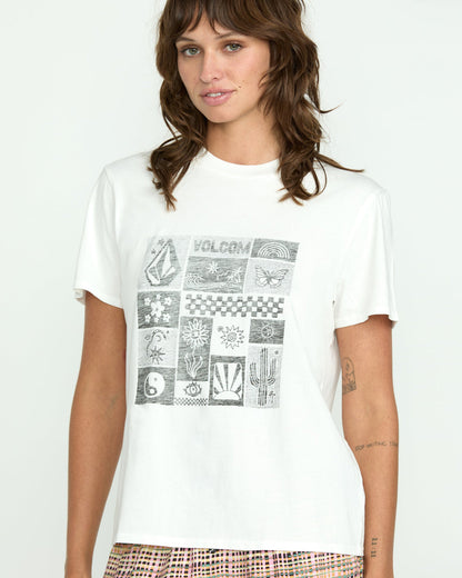 Women's Lock It Up Tee Star White - Volcom
