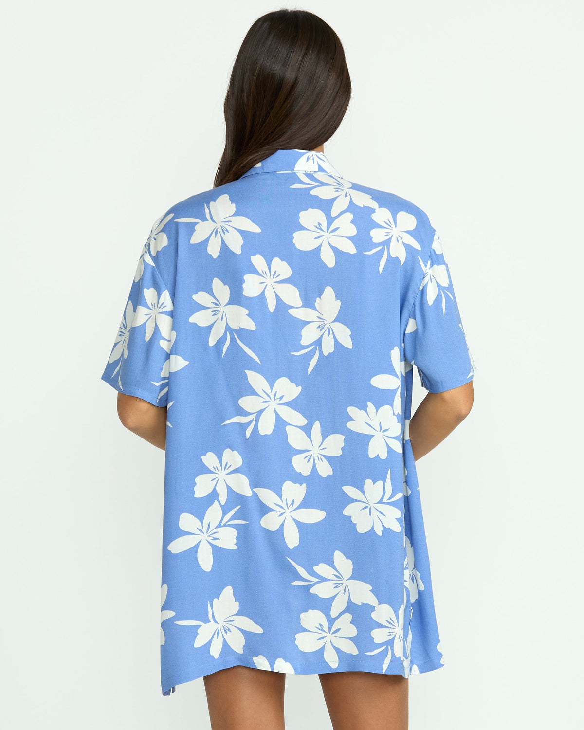 Women's Coco Ho Short Sleeve Cover Up Deep Water - Volcom