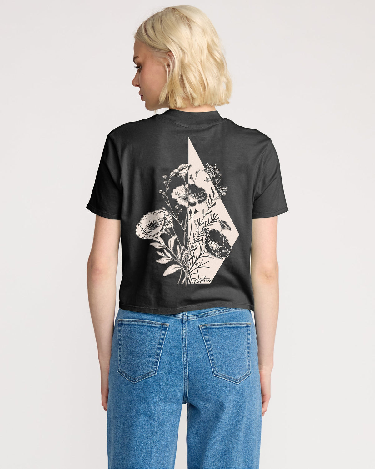 Women's Pocket Dial Tee Vintage Black - Volcom