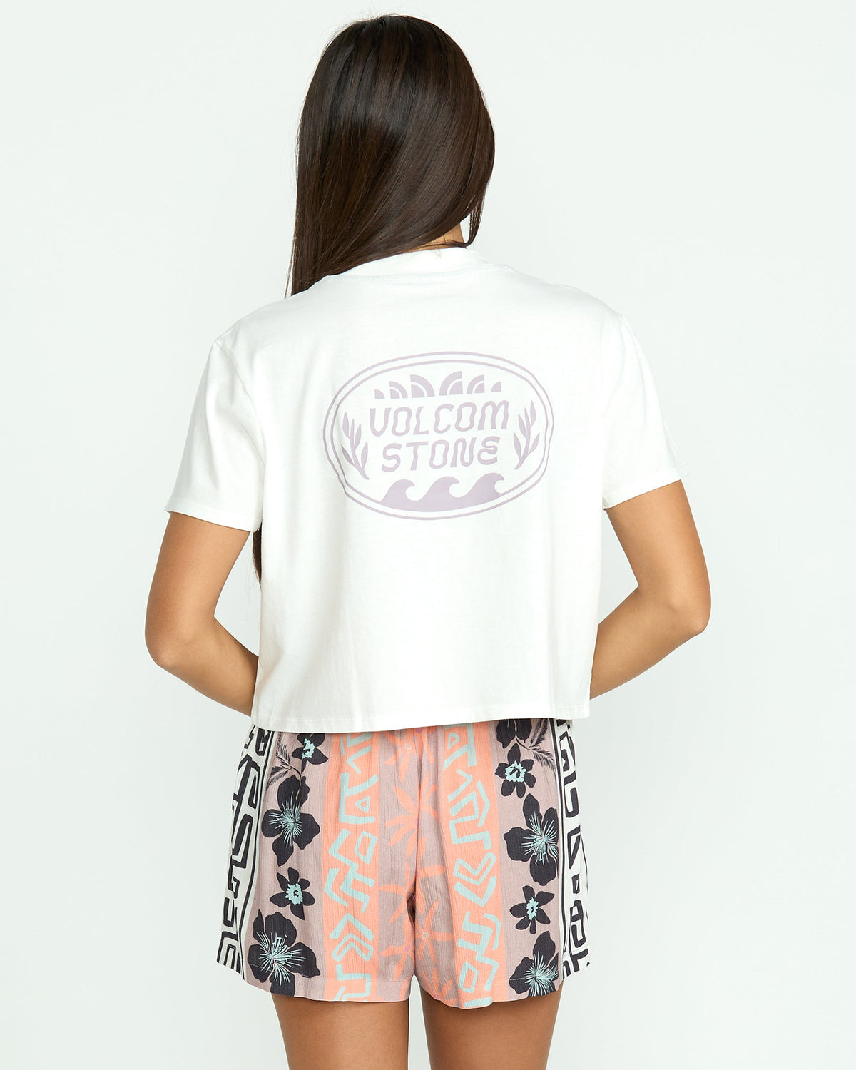 Women's Pocket Dial Tee Star White - Volcom