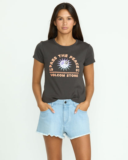 Women's 1991 Stoned Denim Shorts Blue Drift - Volcom