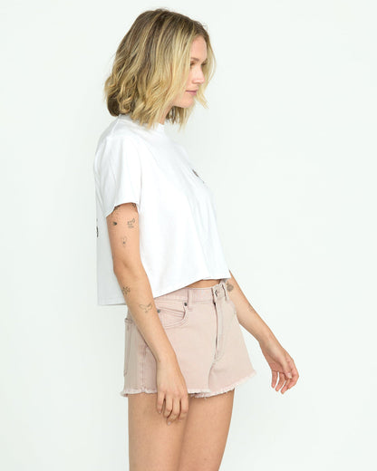 Women's 1991 Stoned Denim Shorts Stone - Volcom