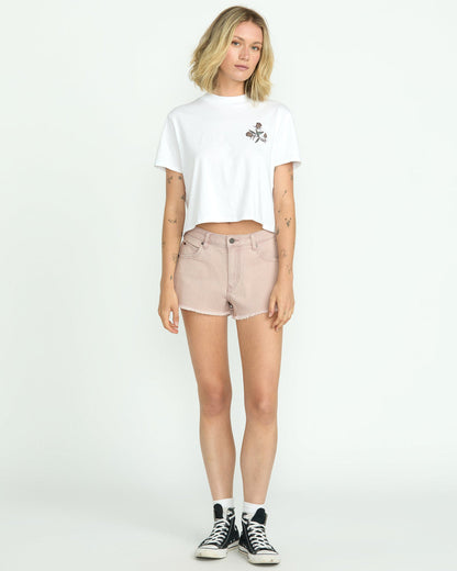 Women's 1991 Stoned Denim Shorts Stone - Volcom