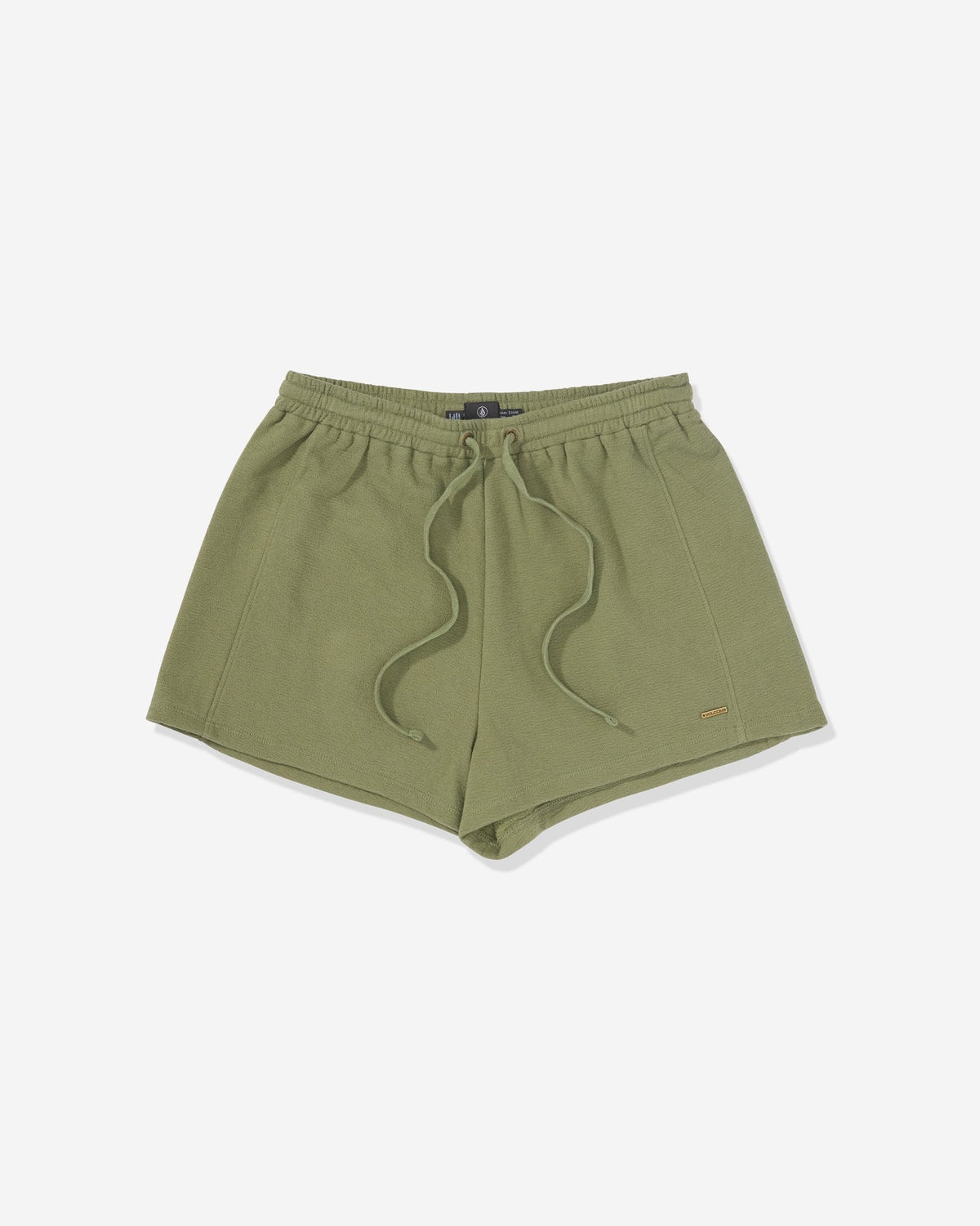 Women's Lived In Fleece Short Moss Stone - Volcom