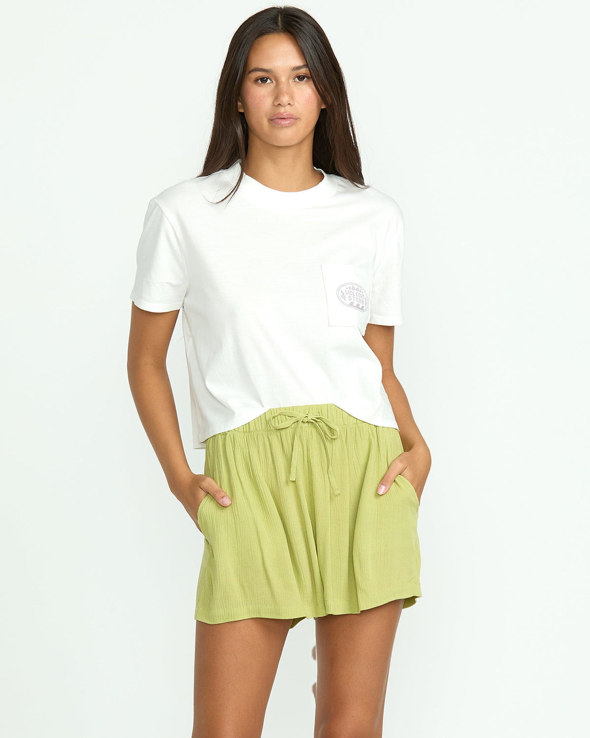 Women's Stoneshine Shorts Pea Green - Volcom