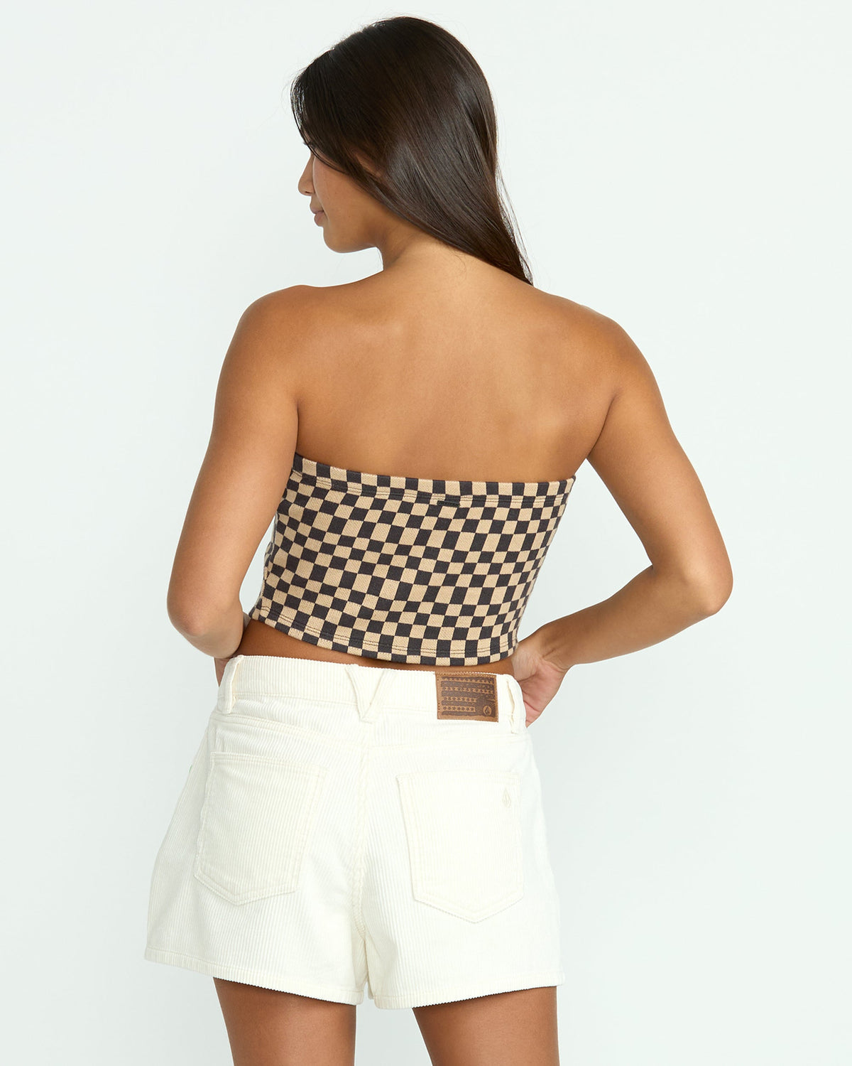 Women's Strait Up Shorts Star White - Volcom