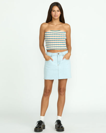 Women's Dropping In Skirt Cruzer Blue - Volcom