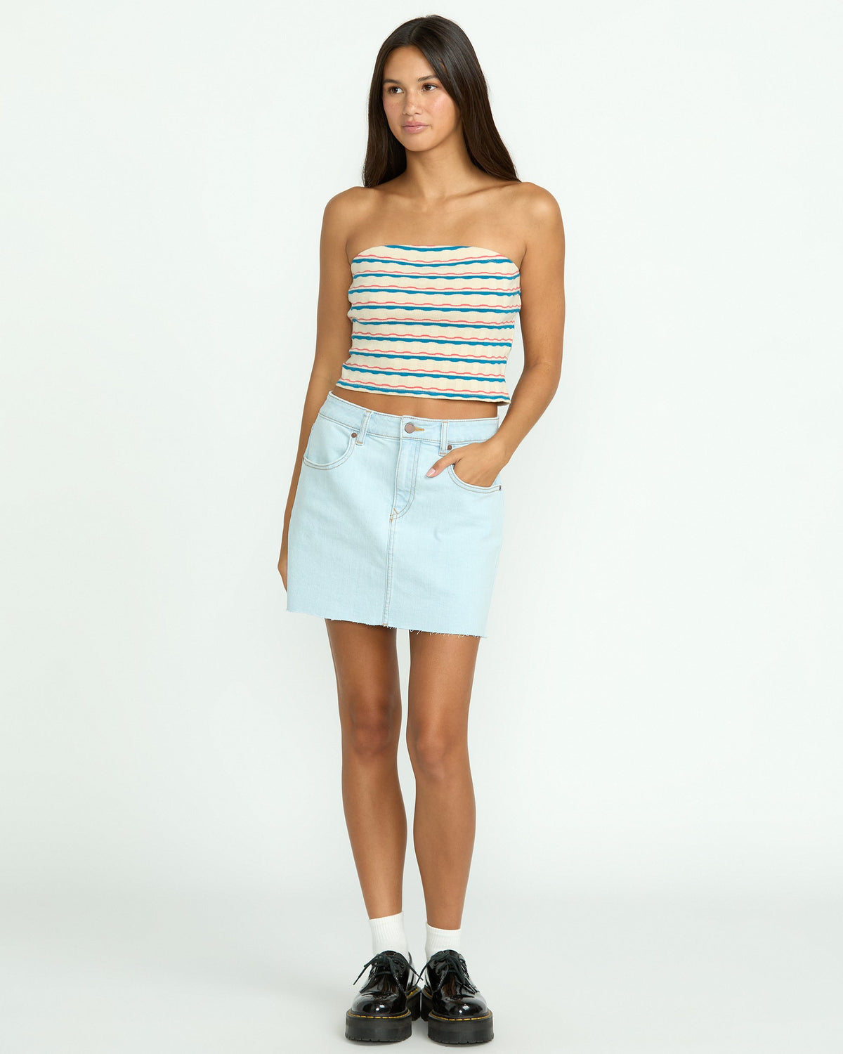 Women's Dropping In Skirt Cruzer Blue - Volcom