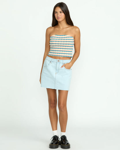 Women's Dropping In Skirt Cruzer Blue - Volcom